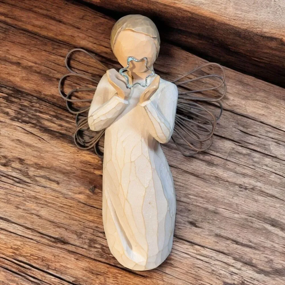 2 Willow Tree Figurines THINKING OF YOU and BRIGHT STAR Vintage
